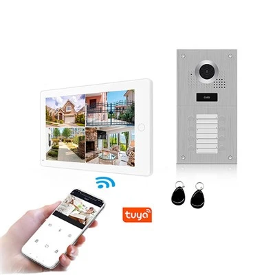 10 dyuymli simli interkom video eshik telefoni interkomi